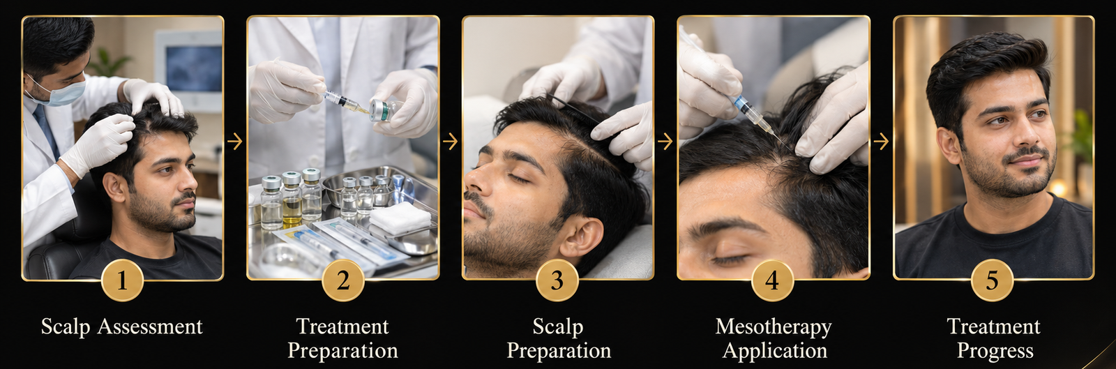 Hair Mesotheraphy Process